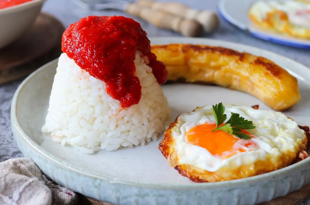 Arroz a la Cubana