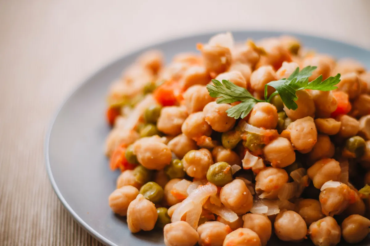 Arroz con Verduras y Garbanzos