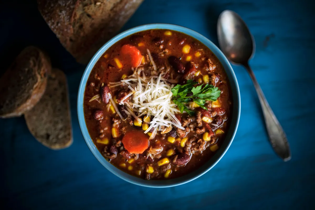 Chili Vegano de Alubias Rojas