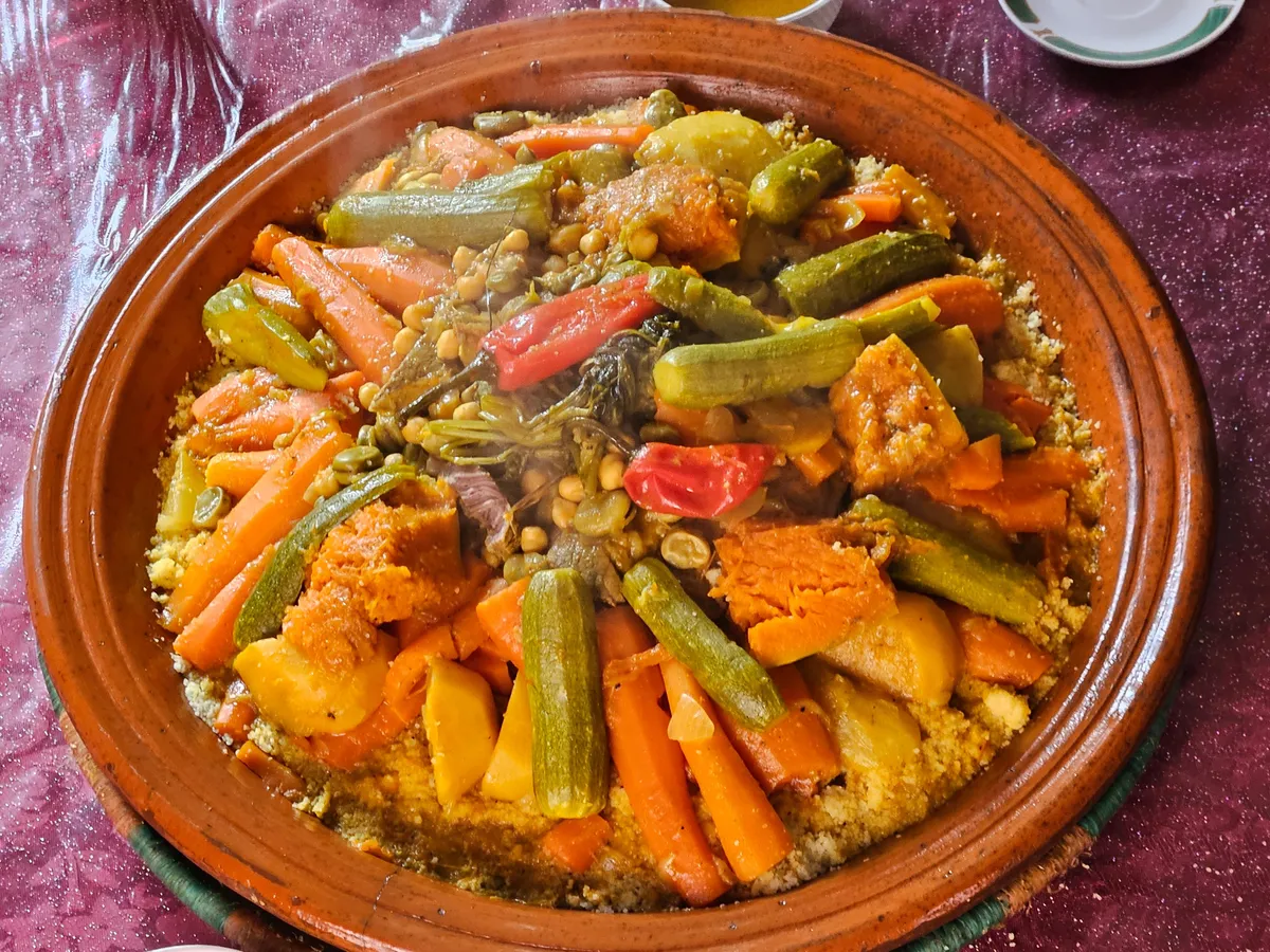 Cuscús de Verduras con Garbanzos