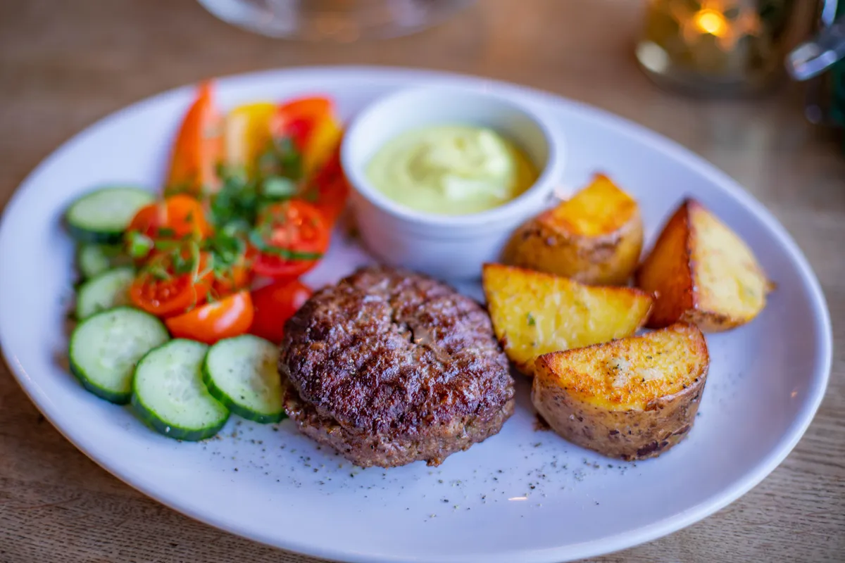Hamburguesa Casera al Plato