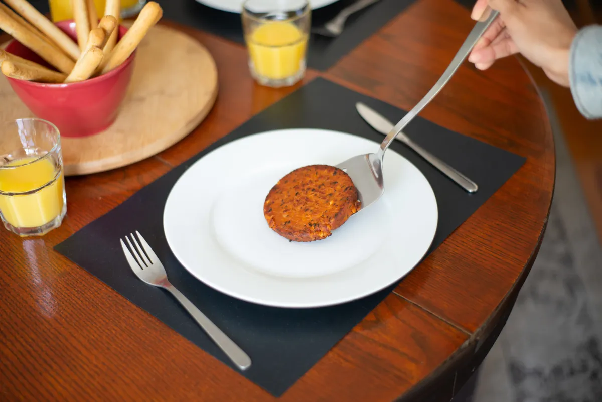 Hamburguesa de Garbanzos al Plato