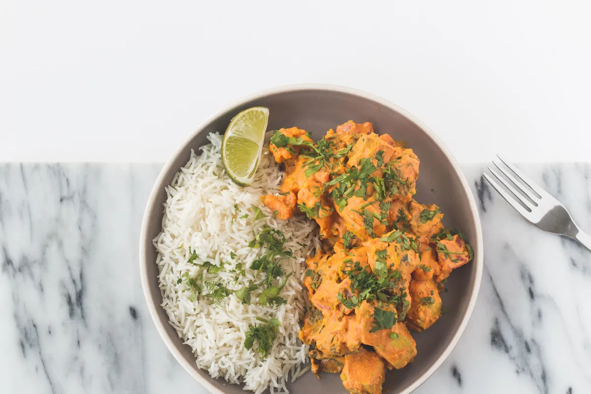 Pollo al Curry con Leche de Coco