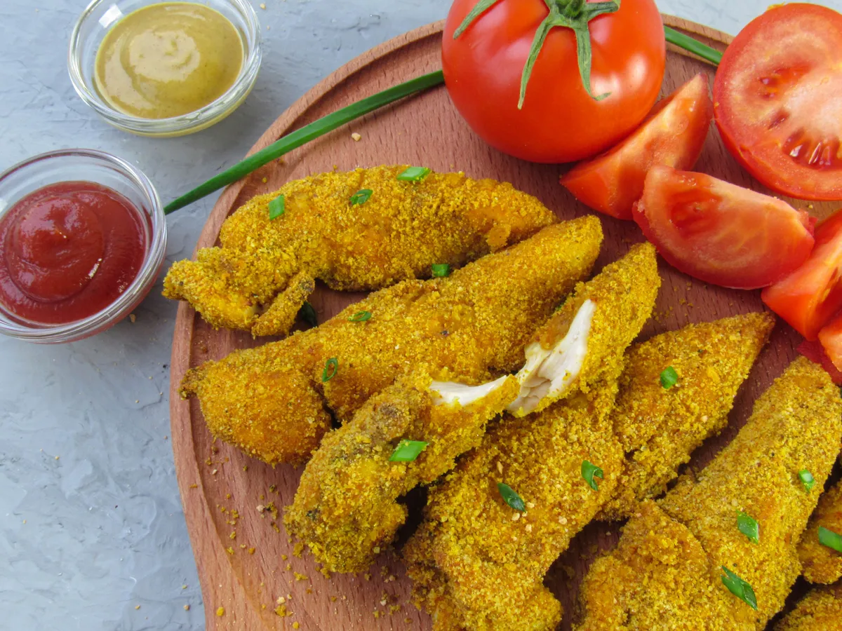 Filetes de Pollo Empanados al Horno